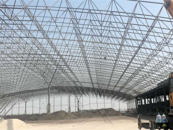 河南钢厂料仓网架工程
